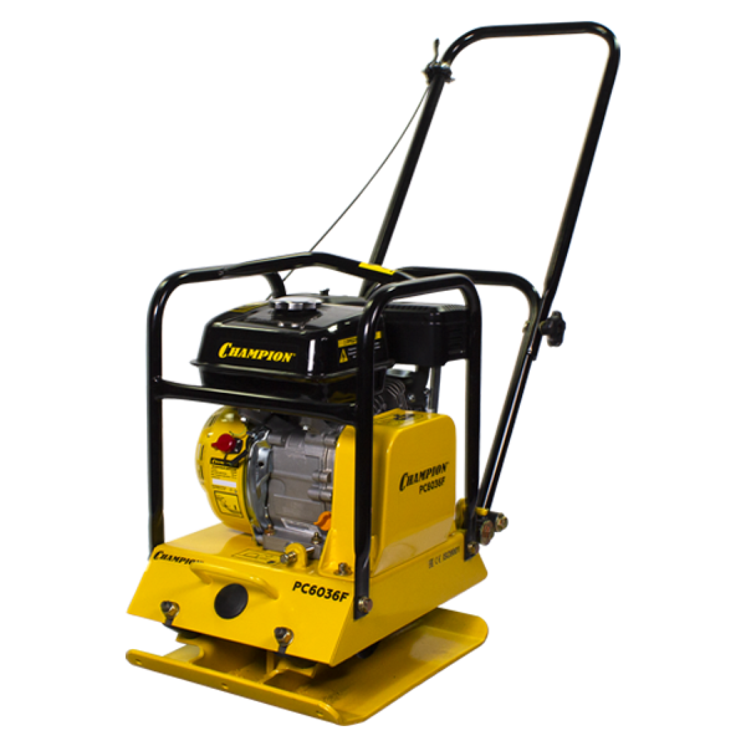 Виброплита прямоходная бензиновая CHAMPION PC6036F (58 кг), изображение 1